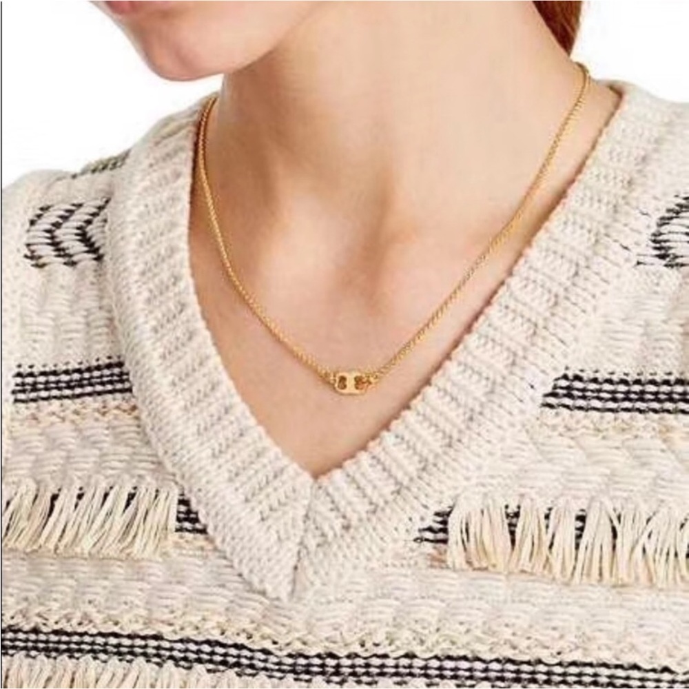 NWOT Tory Burch Gemini Link Thin Necklace